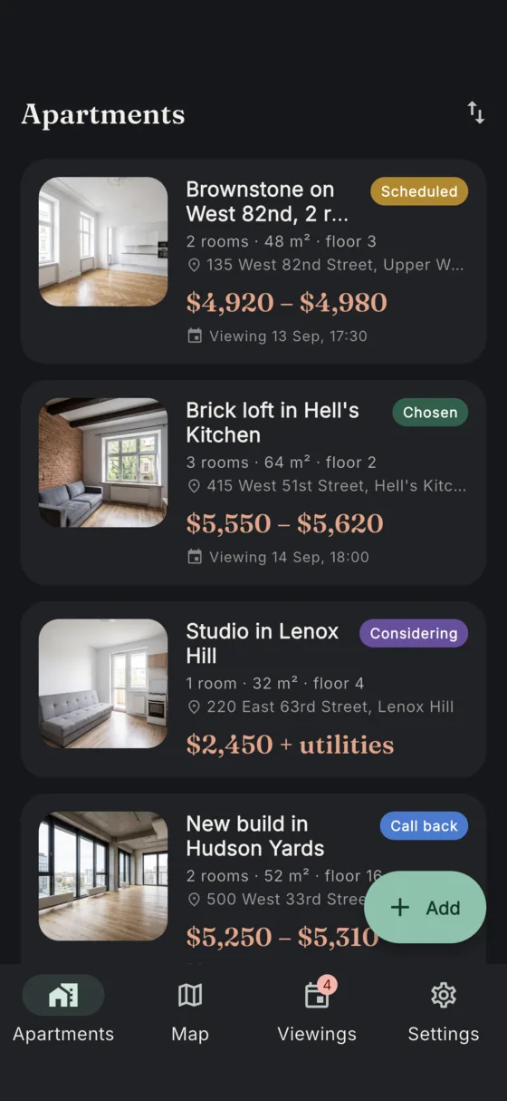 Listings
